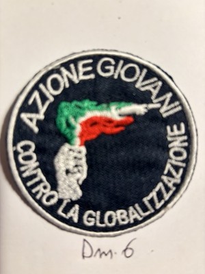 Patch-patch-Italian Social Movement-Young Action-Tricolor Flame-dm.cm 6