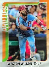2025 TOPPS BASE SET SERIES 2#498 WESTON WILSON VINTAGE STOCK #88/99 PHILLIES 