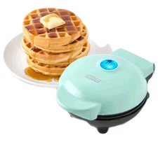 Dash Mini Waffle Maker 4" Green NEW No Box Never Used