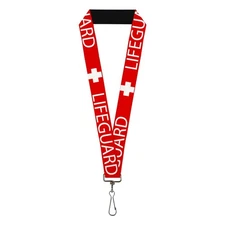 Buckle-Down Men's Lanyard-Lifeguard Quote, Multicolor, Standard