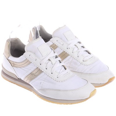 Hugo Boss Red Label Sneaker 38 EUR Weiß Metallic Gut