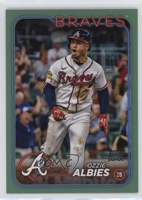 2024 Topps Japan Edition Jade Green 20/75 Ozzie Albies #148 10pz
