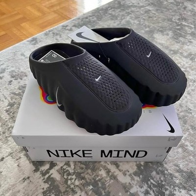 Nike mind 001 black slides Size 40 EU | eBay