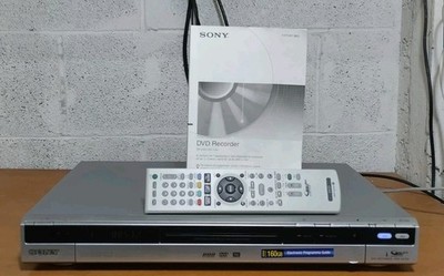 SONY RDR-HX725 DVD RECORDER MIT 160 GB HDD, FERNBEDIENUNG UND HANDBUCH