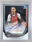 Jordan Hawkins 2025 Bowman Chrome #BCA-JA Auto
