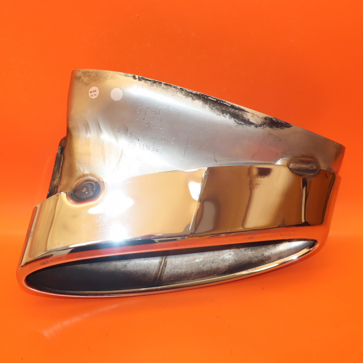 BENTLEY GT GTC EXHAUST PIPE TIP LEFT 2013 2014 2015 2016 2017 W12 3W0253681S OEM