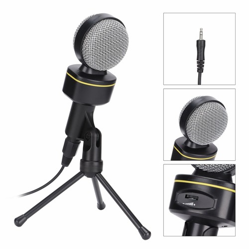 Gaming Mic Omnidirectional Low Noise Compact ABS Online Recording Supplies Fo FY - Afbeelding 18 van 23