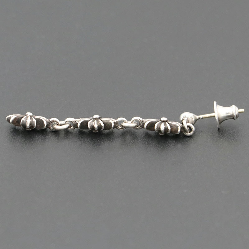 Chrome Hearts Tiny Plus Stud 3 Drop Earrings 2.79g - image 4