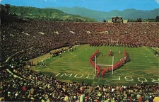 Marching Bands At Halftime Rose Bowl Pasadena California CA 1957