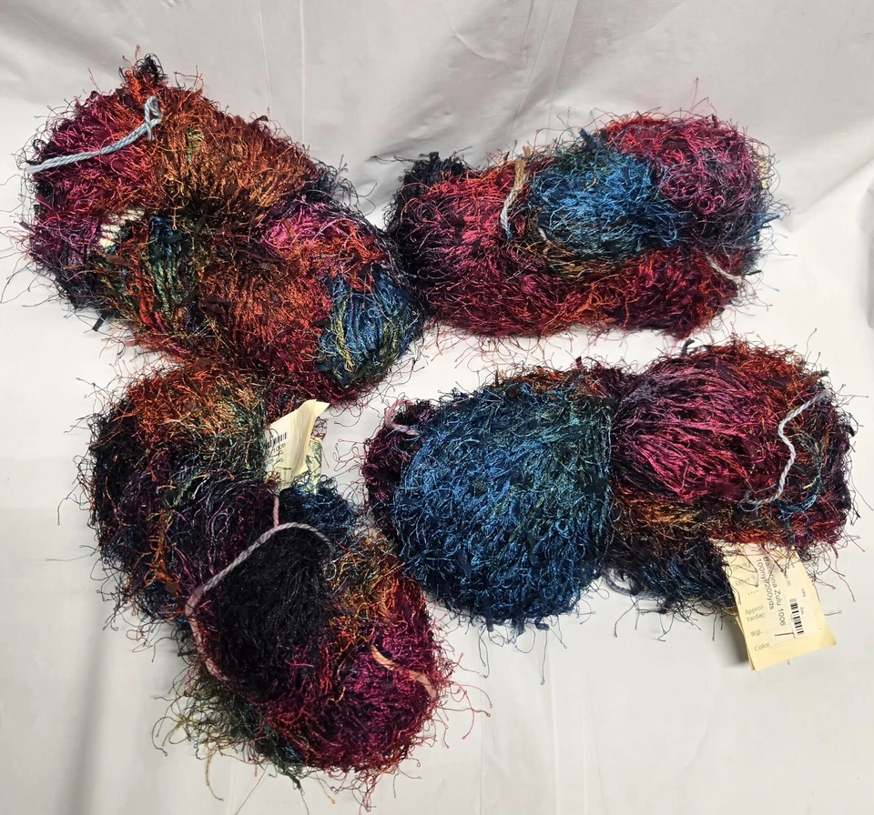 The Great Adirondack Yarn 100% Nylon - Ballerina Zulu - 4 Skein Bundle Lot - Image 3 of 4