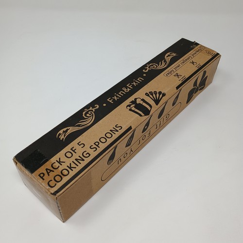 Nightmare Before Christmas BAMBOO Burned Wooden Spoons & Spatulas NEW 5 pc SET - Picture 8 of 10