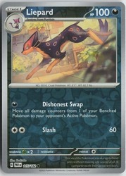 Liepard 115/182 Reverse Holo Paradox Rift