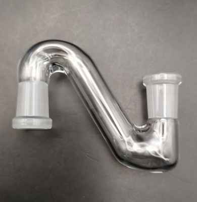 14mm Female Drop Down Glass Ground Joint Attachment Adapter