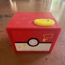 Nintendo Pokemon Pikachu Pop-Up Plastic Coin Bank Piggy Bank