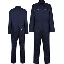 Mens Regatta Zip Fasten Insulated Workwear Coverall Garage All-in-One Boilersuit