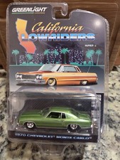 Greenlight California Lowriders 1970 Chevrolet Monte Carlo Green Greenlight California Lowriders 1970 Chevrolet Monte Carlo Green