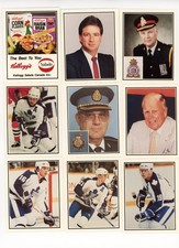 1987-88 KELLOGGS POLICE P.L.A.Y PLAY CARD COMPLETE SET OF 30 CLARK SALMING +++