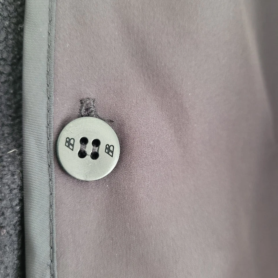 Abrigo Adolfo Dominguez Iberia Airways tripulación cabina grande negro polar extraíble Foto 4 de 4