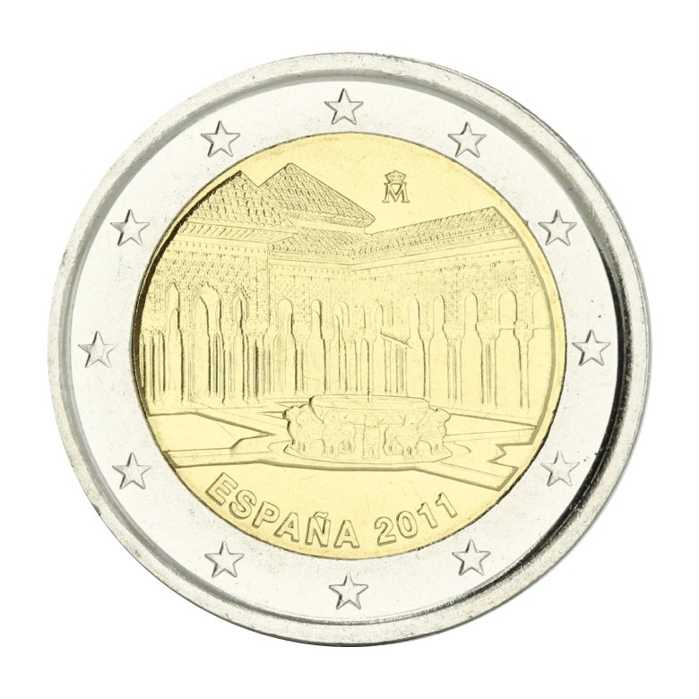 Espagne 2 Euros Commémo. 2011 - Alhambra de Grenade