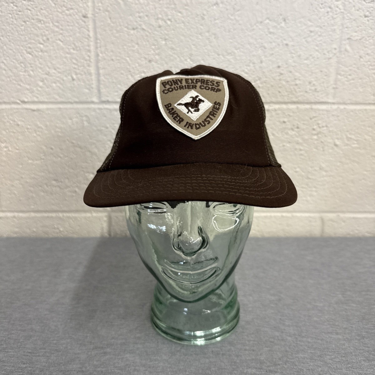 Pony Express Courier Corp Baker Industries Mesh Trucker Hat