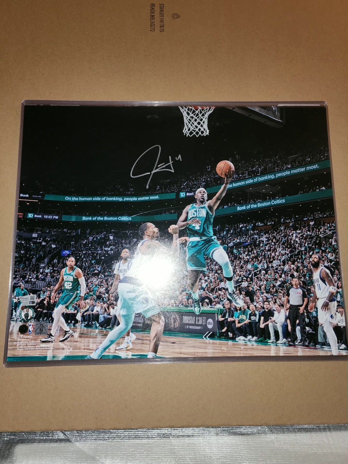 Jrue Holiday Autographed Signed Boston Celtics 16x20 NBA Finals Photofile Fanatics Authentic 