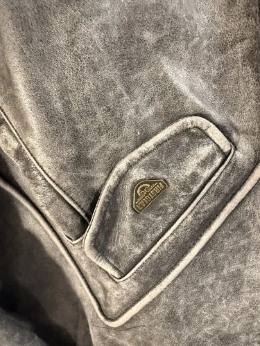 Vintage First Gear Jacket Men XL Leather Motorcycle Buckle Distressed Biker Heav image 12