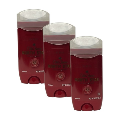 #ad 3X Old Spice North Star with Notes of Teakwood Deodorant 3.0 oz $29.92