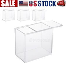 1-5PCS Booster Box Acrylic Case Magnetic Protective Display Case Box Stackable