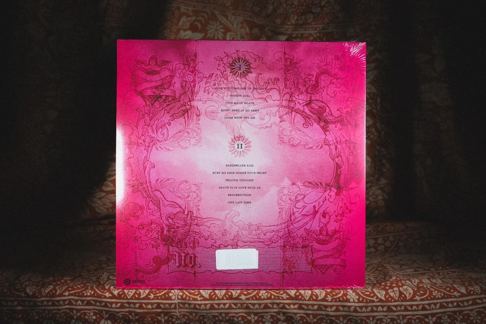 SEALED HIM Razorblade Romance PINK OPAQUE GALAXY vinyl love metal dark light LP - Image 2 of 4