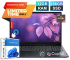 Lenovo IdeaPad Laptop 15.6" Touch AMD Ryzen 5, 12GB RAM 256GB SSD Office Backlit