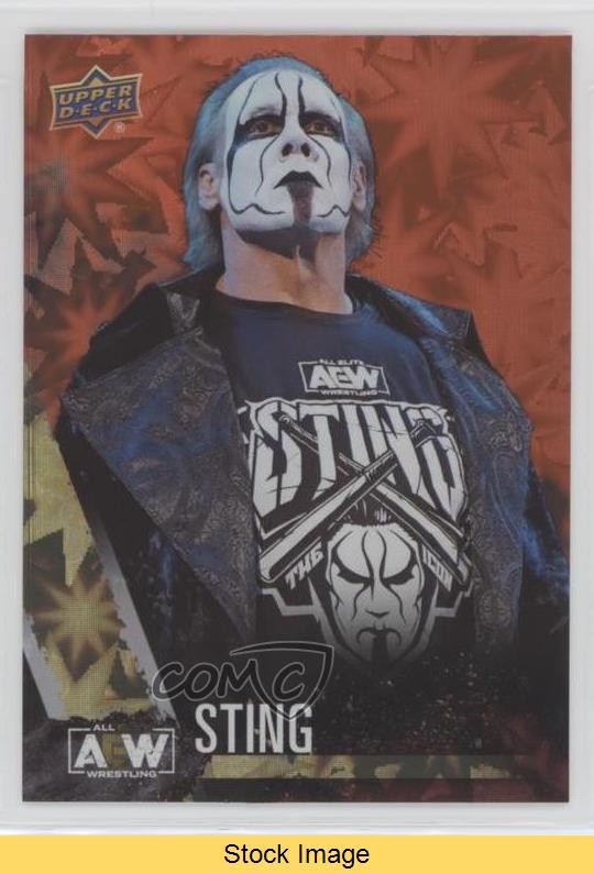 2021 Upper Deck AEW All Elite Wrestling Crew Dynamite Sting #77 READ 6f8