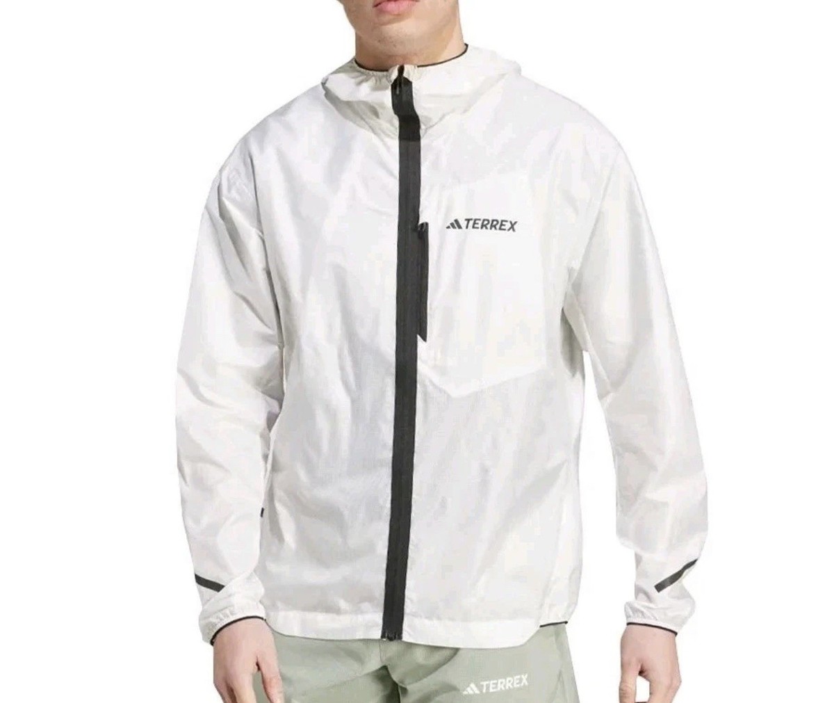 adidas Terrex Xperior Light Windweave Packable Jacket ~ White