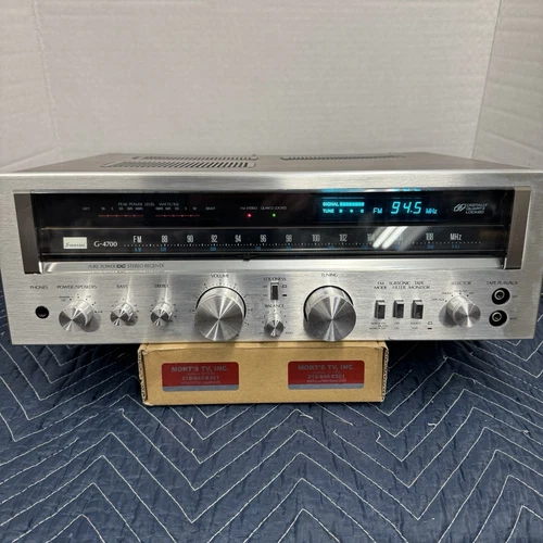 SANSUI G-4700 VINTAGE AM/FM STEREO RECEIVER - SERVICED - CLEANED - TESTED