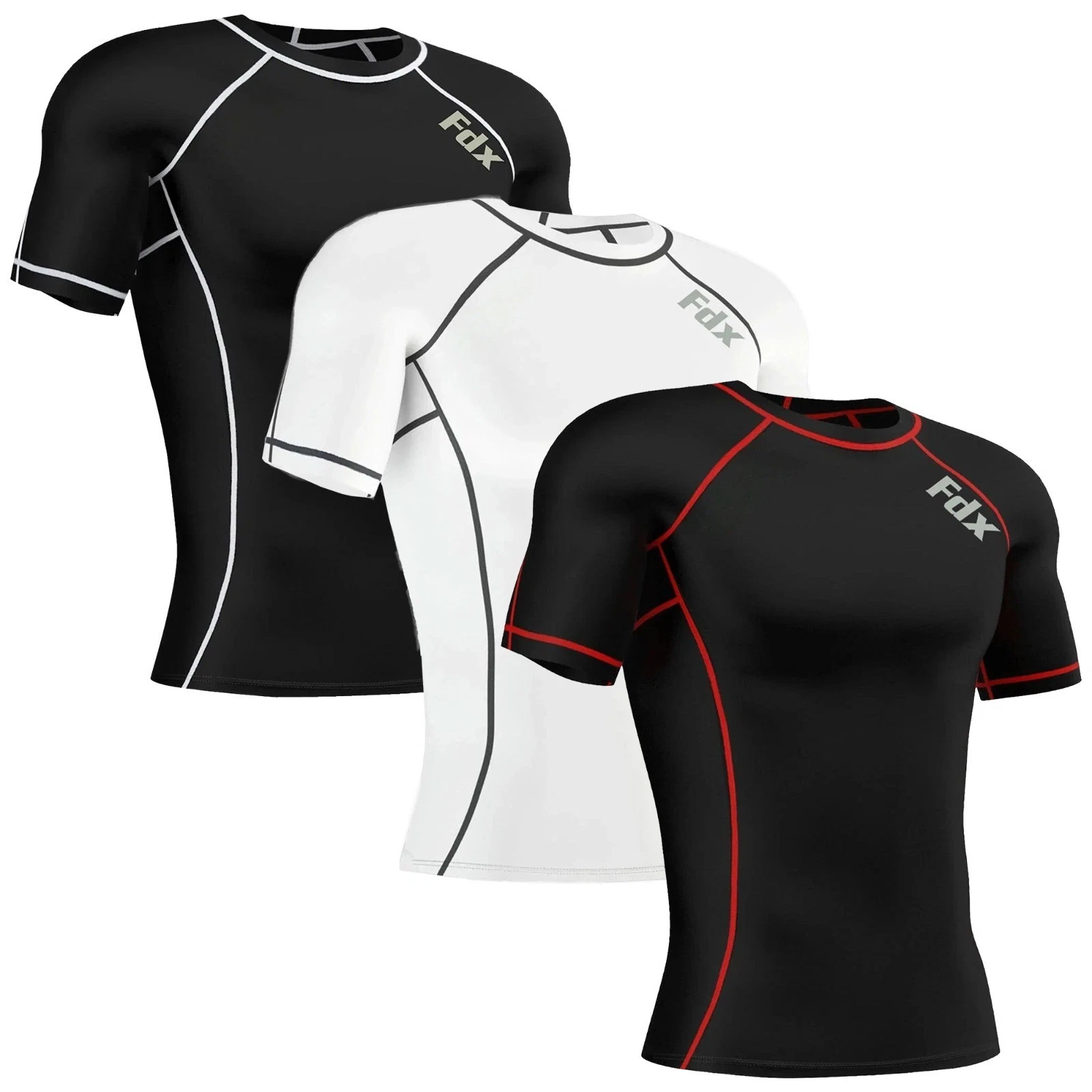 3pack Men T shirt Compression Armour Base Layer Top Half Sleeve Gym Sports Shirt
Opens in a new wind