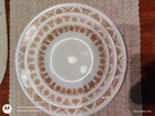 Pyrex Vintage Butterfly Gold White, Plates, Salad, Dinner, Dessert,