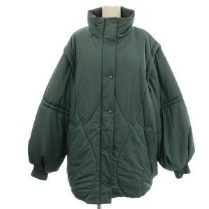 Ameri Vintage 2Way Jacket Volume Filling S Green … - image 10