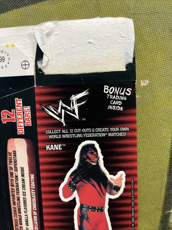 FIGURA DE CAJA DE HELADOS KANE DE COLECCIÓN 2000 WWF WWE WCW NUEVA Y NUEVA RETRO BUEN HUMOR RARA Foto 3 de 4
