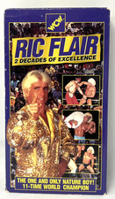 Vintage Ric Flair 2 Decades of Excellence VHS Tape Pro Wrestling Nature Boy