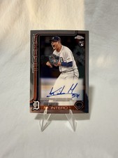 2025 Topps Chrome Update Keider Montero Rookie Chrome Auto #RA-KM Detroit Tigers