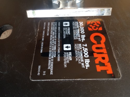 Curt Hide A Way Gooseneck Hitch part number 61052 New $150 - Picture 3 of 7