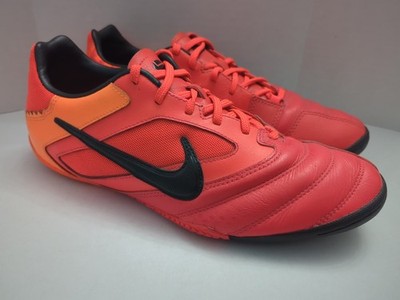 Nike 5 Elastico Pro IC Indoor Soccer Shoes Sz 7 Red Orange 415121-608