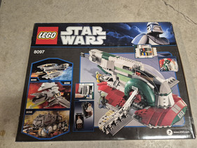 LEGO Star Wars Slave I Set 8097 Han in Carbonite 573pcs Ages 9-14