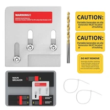 Joinfworld Generator Interlock Kit Compatible with Square D QO or Homeline 150 a