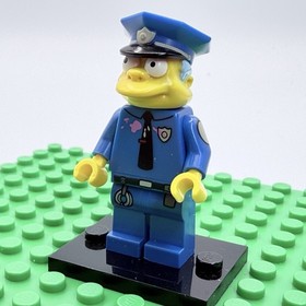 Lego Minifigure Police Chief Wiggum Sim023 Simpsons Kwik-E-Mart 71016 - Frosting