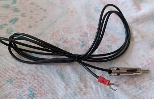 Technics turntable ground wire Silver .  Please read description for your model