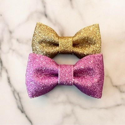 NEW Large Glitter Bows Set
