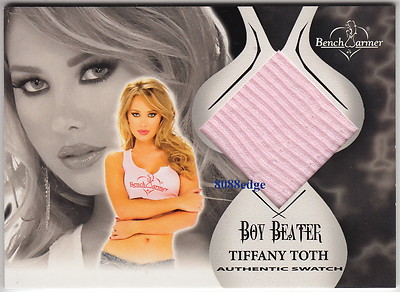 2012 BENCHWARMER VAULT BOY BEATER WORN SWATCH: TIFFANY TOTH #7