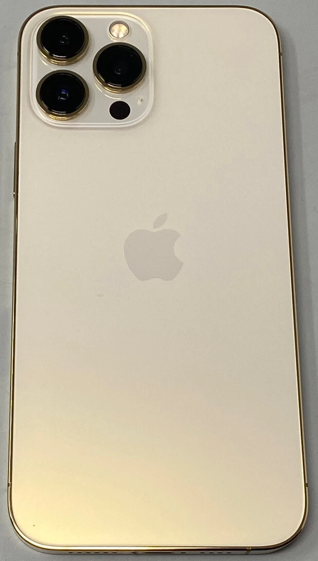 Apple iPhone 13 Pro Max (A2484) 256GB Gold Unlocked Smartphone- EXCELLENT