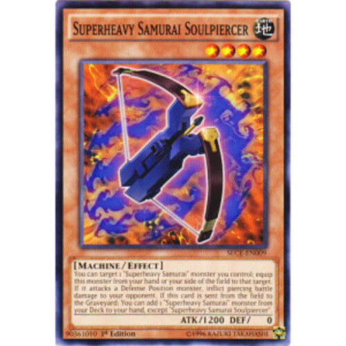 Yugioh! LP Superheavy Samurai Soulpiercer - SECE-EN009 - Common - 1st Edition Li - Picture 1 of 1