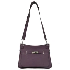 Hermes Purple Fjord Jypsiere 34 Shoulder Bag □O 23.S XX91263